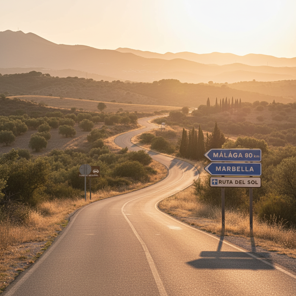 Road stretching into the distance symbolizing the journey ahead